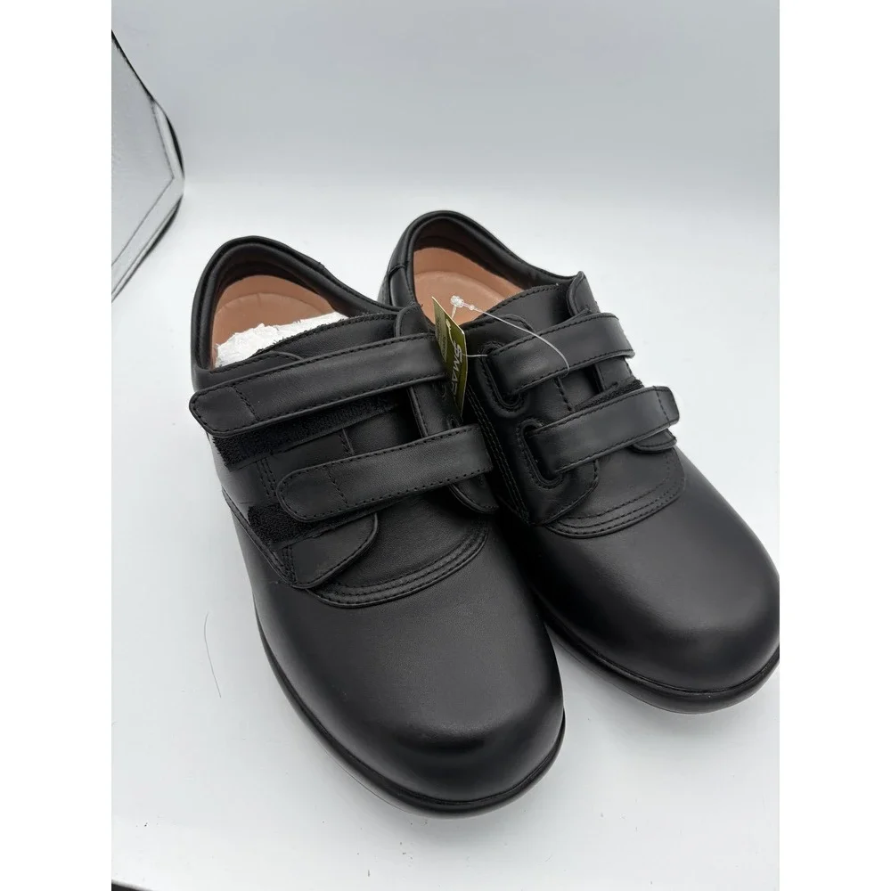SmartGrip Shoes Mens Size 8X Black Slip Resistant Hook & Loop Work Sneakers